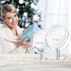 CLSEVXY Vanity Mirror Makeup Mirror with Stand, 1X/15X Magnification Double