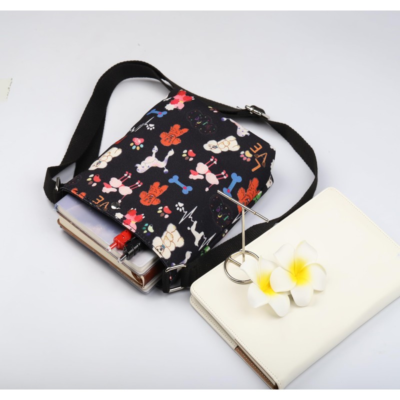 ENSIANTH Poodle Crossbody Bag - Poodle Owner Gift (24822)