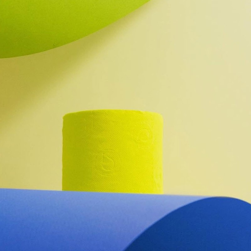 Renova Lime Green Toilet Paper 3 ply Blister Pack 2