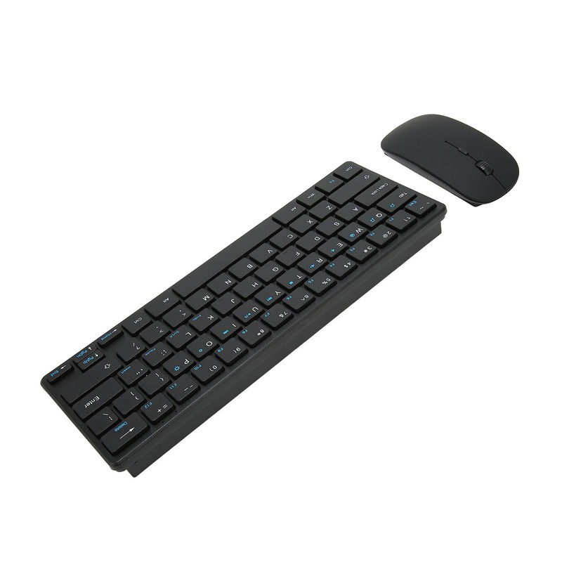 2.4G Wireless Keyboard Mouse Combo Ergonomic 64 Key Keyboard 3