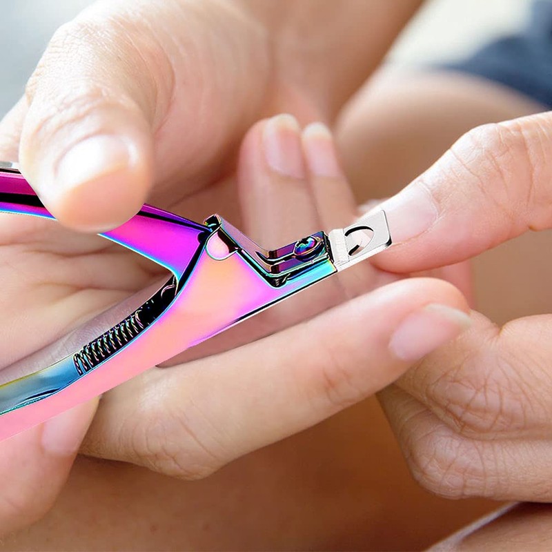 SUMAJU Professional Acrylic False Nail Clippers for Acrylic Nails Nail