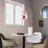 BEWAMF Modern Glass Island Pendant Light Lava Irregular Shape Chic