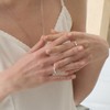 925 Silver Oble Ball Open Ring Gift Package / 925실버