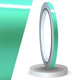 siviwonder Decorative Strip Mint Gloss in 5 mm Width 10 m Length Foil Sticker for Car Boat Jet Ski Model Making Tape Decorative Strips Mint Green Green