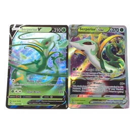 Serperior V & Vstar 008/195 - Silver Tempest - Juego de 2 cartas