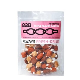 Dog Treats - Triple Flavor Kabobs, 1.5 Lb Value Pack, Traceable Human-Grade Ingredients from Our Own Farm, High Protein, Rawhide Free, Easily Digestible, Long Lasting Dog Chews, Made for USA