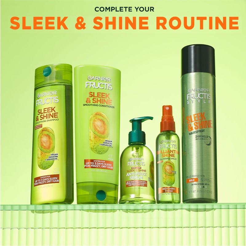 Garnier Fructis Style Brilliantine Shine Glossing Spray for High Shine