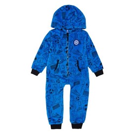 FC Internazionale Milano S.p.A. Unisex Children's Jumpsuit Inter Baby Romper 0-26 Black Blue 9 MESI, blue-black