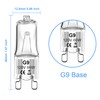 G9 Bulb 60W G9 Halogen Light Bulbs 2 Pin for