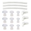 DeaHea 3 Set Hearing Aid Ear Plug Replacement Silicone BTE
