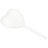 SHUATI 50Pcs 4ml Transparent Liquid Dropper, Heart Shape Plastic Squeeze
