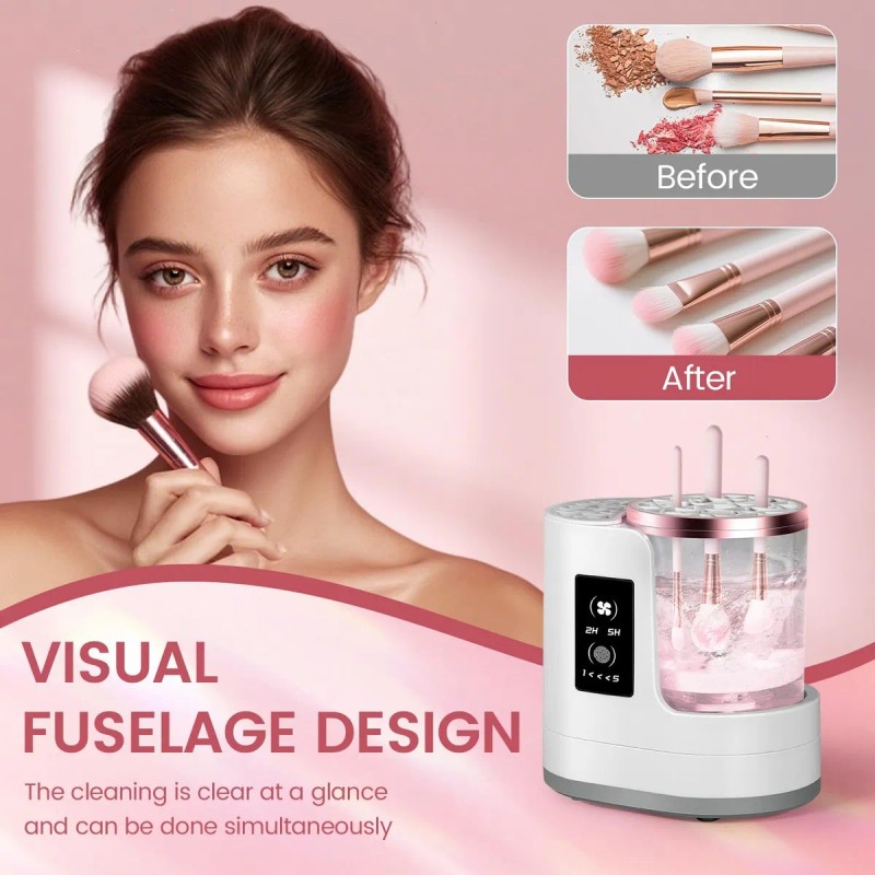 Máquina Limpiadora Y Secadora De Brochas De Maquillaje, Usb
