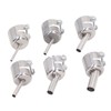 6Pcs 850 Heat Gun Nozzle Kit Aluminum Alloy 3 4