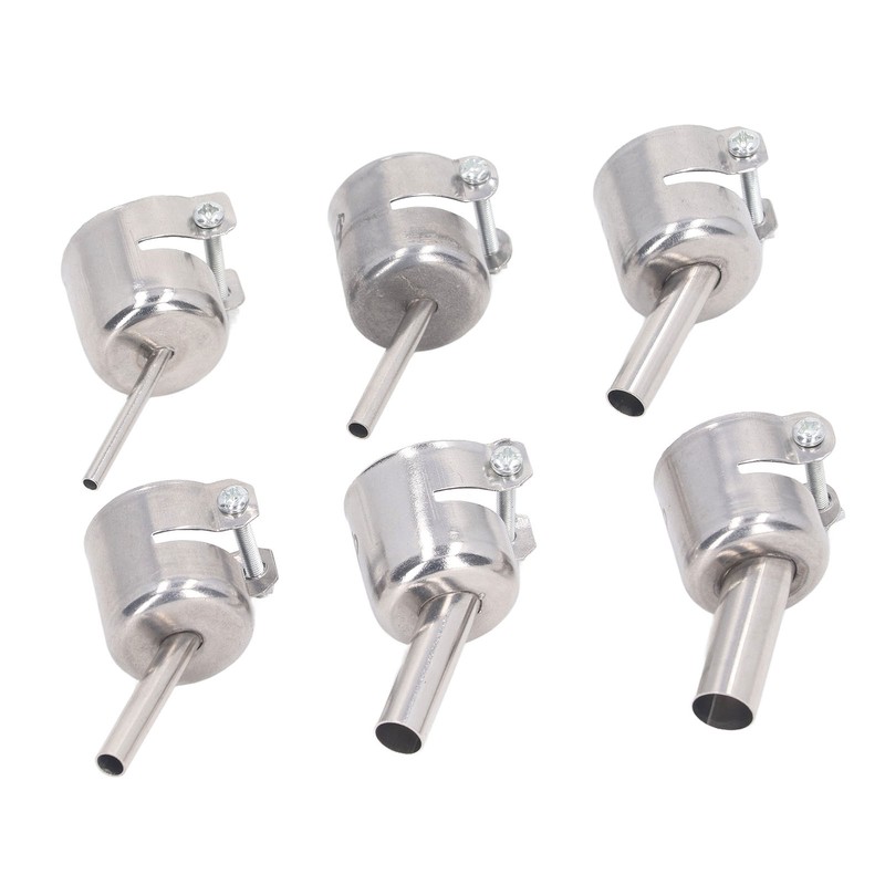 6Pcs 850 Heat Gun Nozzle Kit Aluminum Alloy 3 4