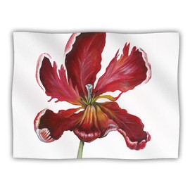 KESS InHouse Lydia Martin 'Open Tulip' Dog Blanket, 40 by 30-Inch