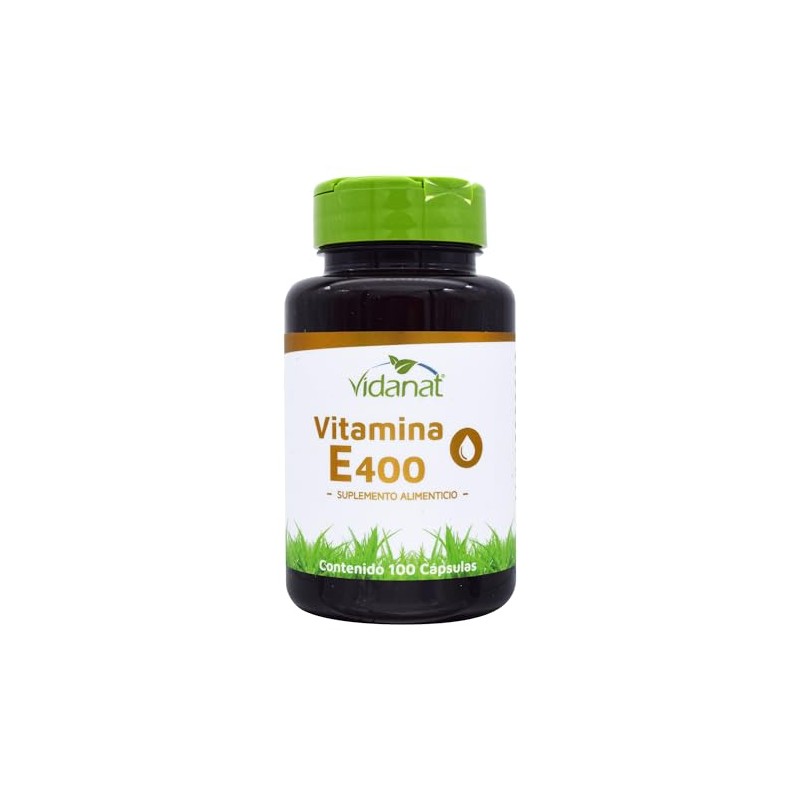 Vidanat Vitamina E 400 100 Cápsulas – Suplemento Alimenticio de