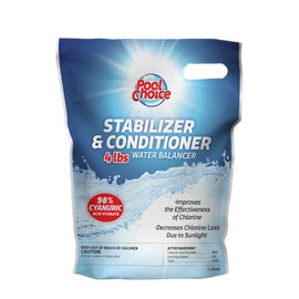 SpaChoice 4-Pounds Premium Pool Stabilizer and Conditioner, Concentrated Cyanuric Acid for Pools, Helps Chlorine Last Longer