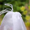 100 Stück wiederverwendbarer Tee mit Kordelzug, sauberes und sicheres Aufbrühen,