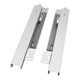 VADANIA 10" Undermount Drawer Slide, Soft Close, Bottom Mounted & Bottom Support, 88 lb Load Capacity, 3-Fold Full Extension, Invisible Drawer Slies,1 Pair(2-Pack)