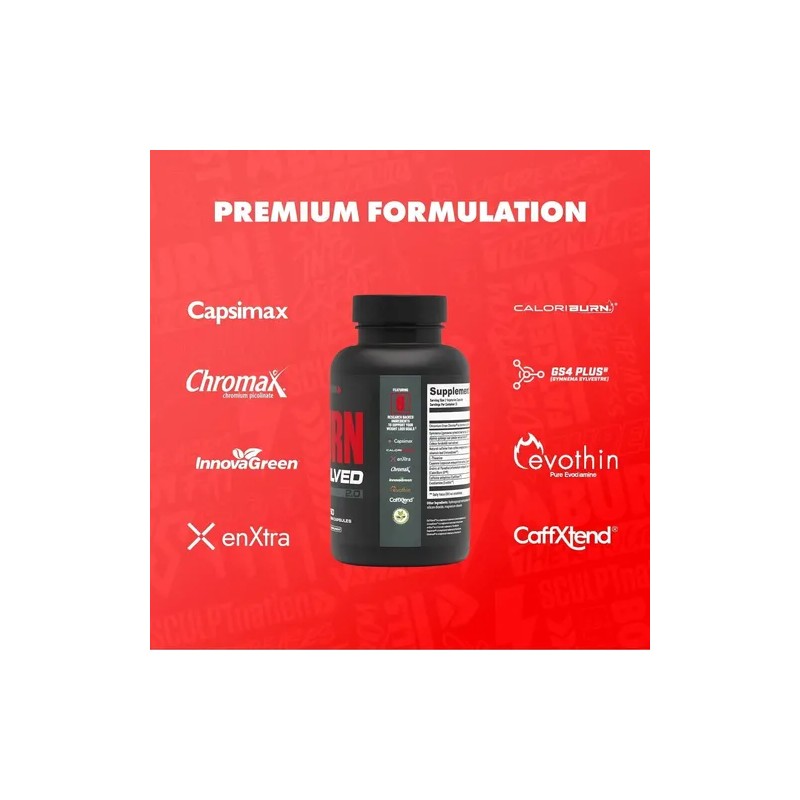 Burn Evolved Quemador De Grasa Termogénico Para Hombres Y M