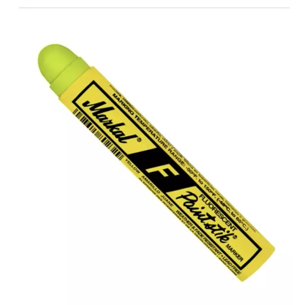 MARKEL 2 BOXES 24 MARKAL F FLUORESCENT YELLOW TIRE CHALK