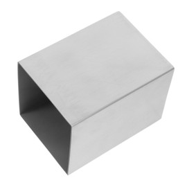 Operitacx Stainless Steel Square Storage Box Art Supplies Storage Office Desk Accessory Make Coffee Table Pot Opener Stationery Container Cutlery Organizer Pen and Pencil Organizer Silver