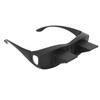 Prism Glasses Stylish Compact Black Large Resin Glass 16cm Frame