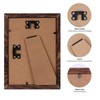 PETAFLOP Wooden Bulk 5x7 Picture Frame Set of 18, Rustic