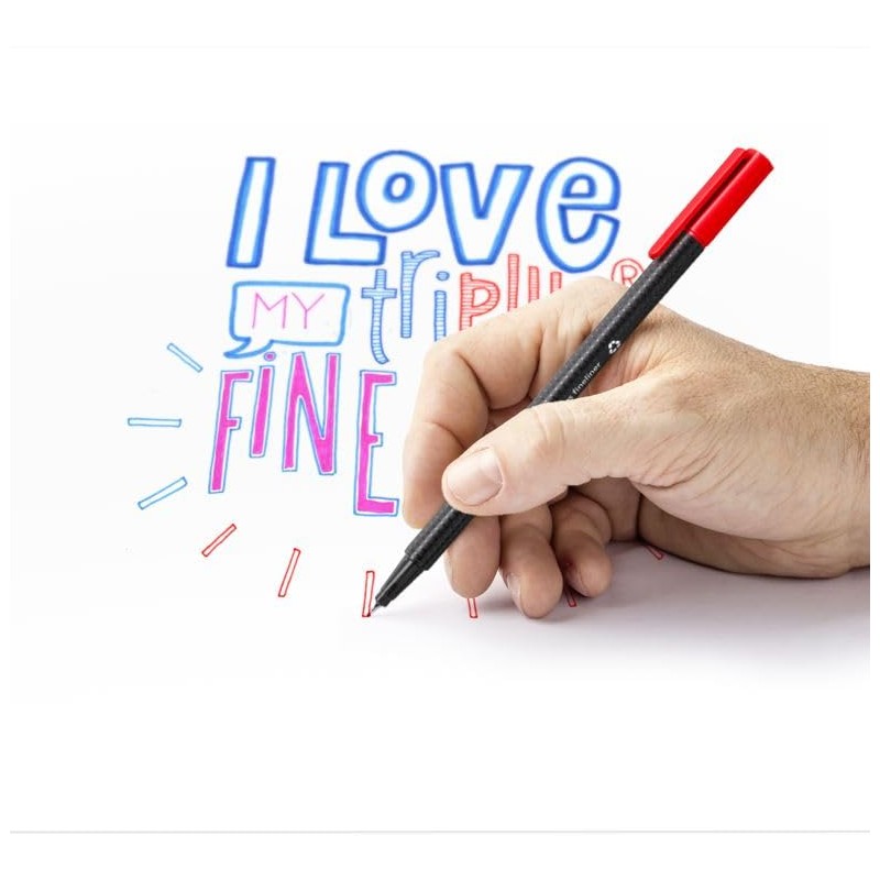 Staedtler Fineliner Pens - triplus - Blue Ink - Pack