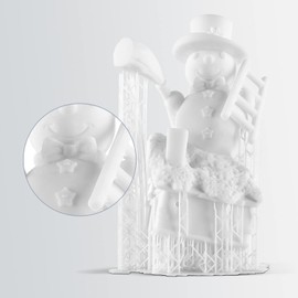 ANYCUBIC ANYCUBIC Upgraded Standard 3D Printer Resin, 405nm SLA Fast UV-Curing Resin, High Precision & Rapid Photopolymer for 8K Capable LCD/DLP/SLA 3D Printing (White, 1000g)