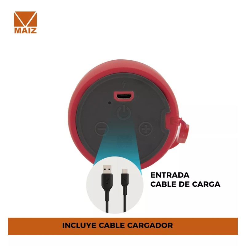 Maíz Mini Bocina Bluetooth Recargable Usb Inalambrica Portatil