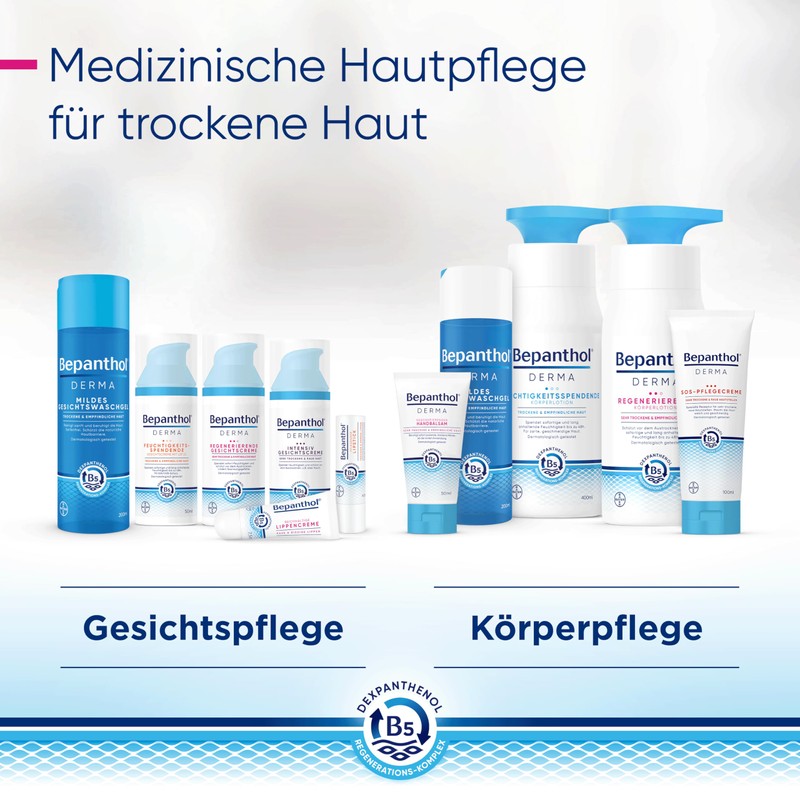 Bepanthol Derma Regenerating Hand Balm for Daily Care, Instantly Soothes