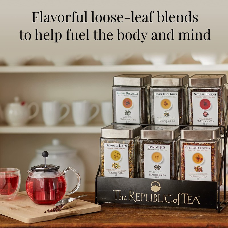 The Republic of Tea British Breakfast Black Full-Leaf Loose Tea,