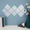 Bright Creations Square Mirror Tiles - 4 in, Silver, Pack