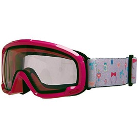 Mine MC-100 PK Goggles, Snowboarding, Skiing, Kids, Juniors, Children, Compatible with Glasses, Double Lens, Spherical Lens, UV Protection, Anti-Fog, Helmet Compatible, Japan Fit