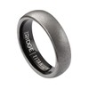 Ridge 6mm Rounded Ring Set - Stonewashed Titanium - 10.5