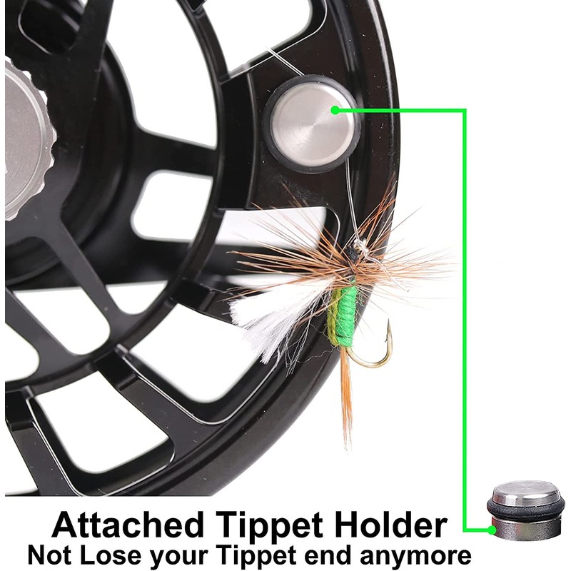 Maxcatch Fly Reel, CNC-machined Aluminum Body Super Large Arbor Design