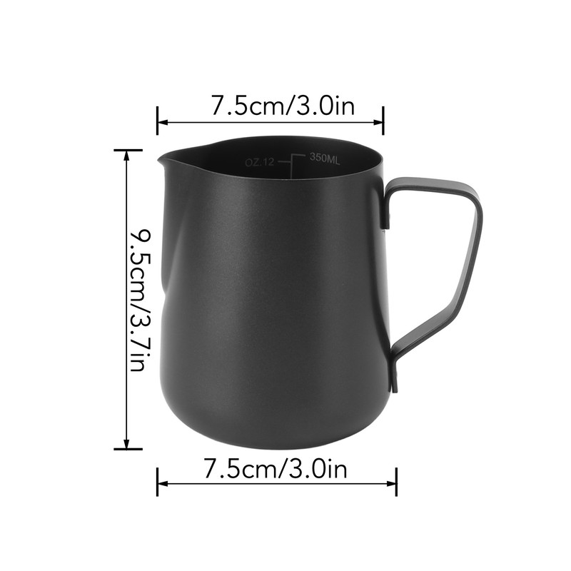 Milk Frothing Pitcher 304 Stainless Steel Coffee Steaming Milk Jug