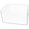 Southern Homewares White Wire Under Shelf Storage Basket Set –