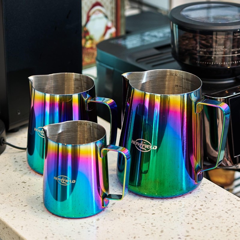 Stainless Steel Milk Frothing Pitcher - Milk Frothing Jug for