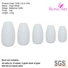 Bling Art False Nails Gel Glossy Ballerina Coffin 24 False
