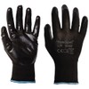 Blue Spot Tools 23010 Nitrile Grip Gloves (Large), Black