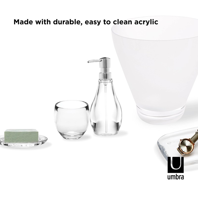 Umbra Droplet Soap Pump, Clear