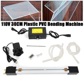 Eapmic PVC Heating Bender, 12Inch 30cm Manual Acrylic Plastic PVC Bending Machine Heater Bender Light Box Plastic Bender Strip Heater 1mm-6mm Thickness 110V 300W