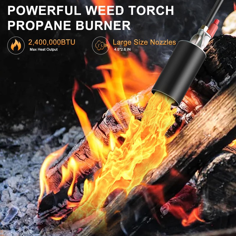 Propane Torch Weed Burner Kit, Weed Torch with 1lb Propane