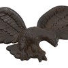 Cast Iron Patriotic American Bald Eagle With Open Wings Wall