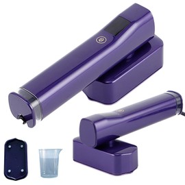 Compact Handheld Steamer, 30S Rapid Preheating 1200W Clothes Wrinkle Remover,100ml Large Water Tank Steam Iron, Capable of Removing Wrinkles on Fabrics, Clothes & Indoor Decorations (Purple)