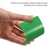 sourcing map Pack of 50 Blank PVC Cards Green Plastic