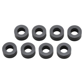 Yokomo ZC-A3630BA Aluminum Shims, 0.1 x 0.2 x 0.12 inches (3 x 6 x 3.0 mm), Pack of 8 (Black)
