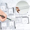 10 Pack Clear Plastic Ruler, Straight Ruler,Transparent Plastic Ruler Kit